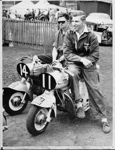 Racing paddock portrait