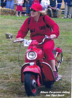 Eileen on her Tipo Sport